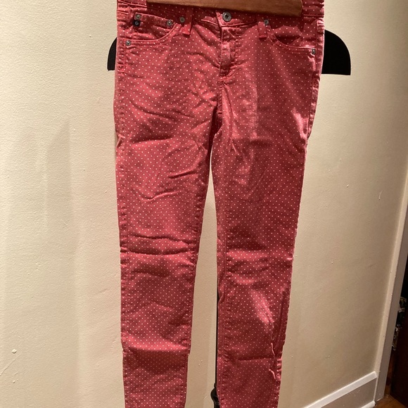 AG Pink & White Polka Dot Pants - Picture 2 of 6